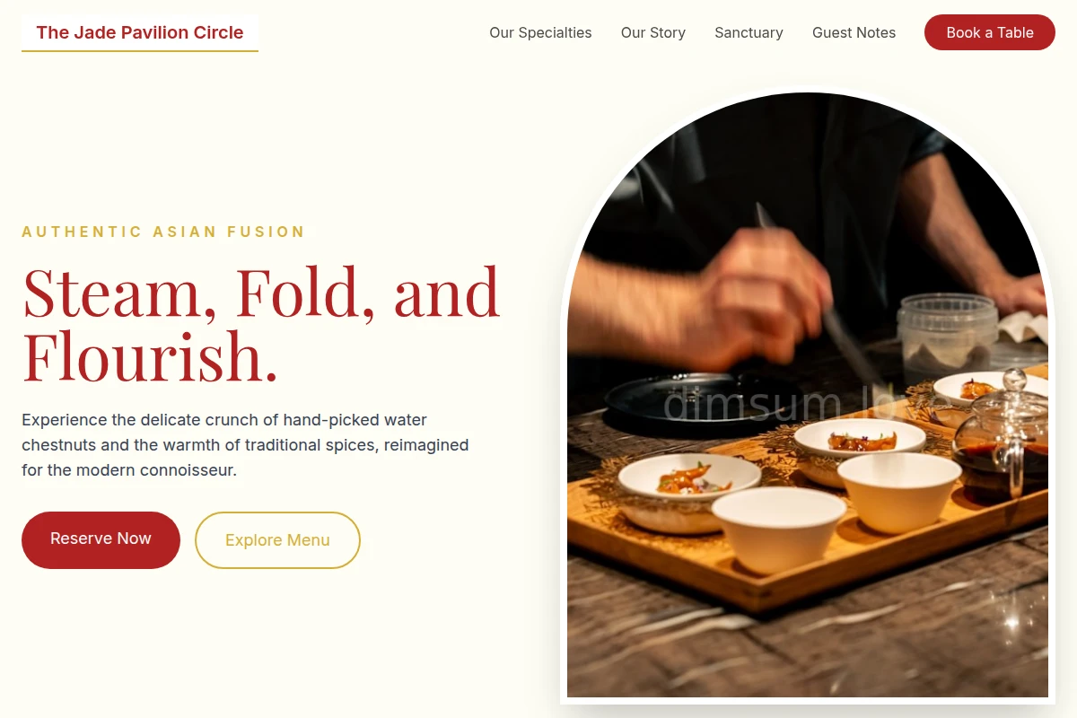 Water Chestnut Asian Fusion Food